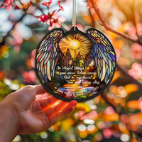 Thumbnail for Personalized Memorial Suncatcher Ornament In Loving Memorial Ornament Parent Sympathy Gift, Thoughtful Christmas Gift