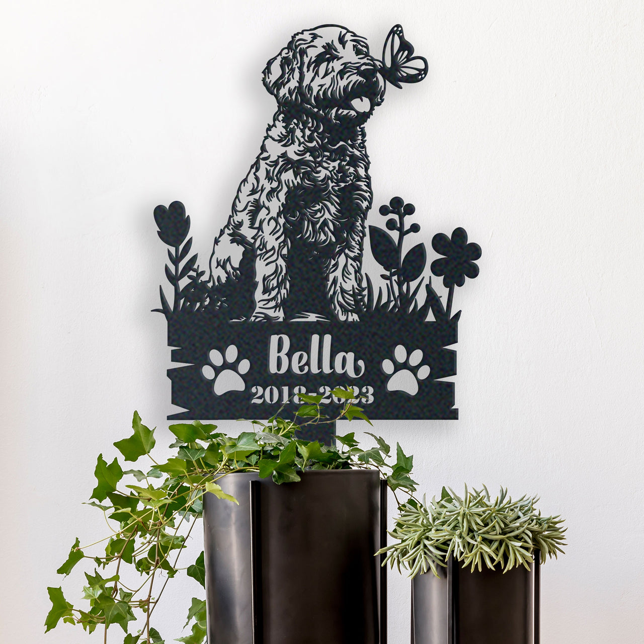 Personalized Garden Stake Gift for Goldendoodle Memorial Pet Sympathy Signs Dog Loss Gift 1