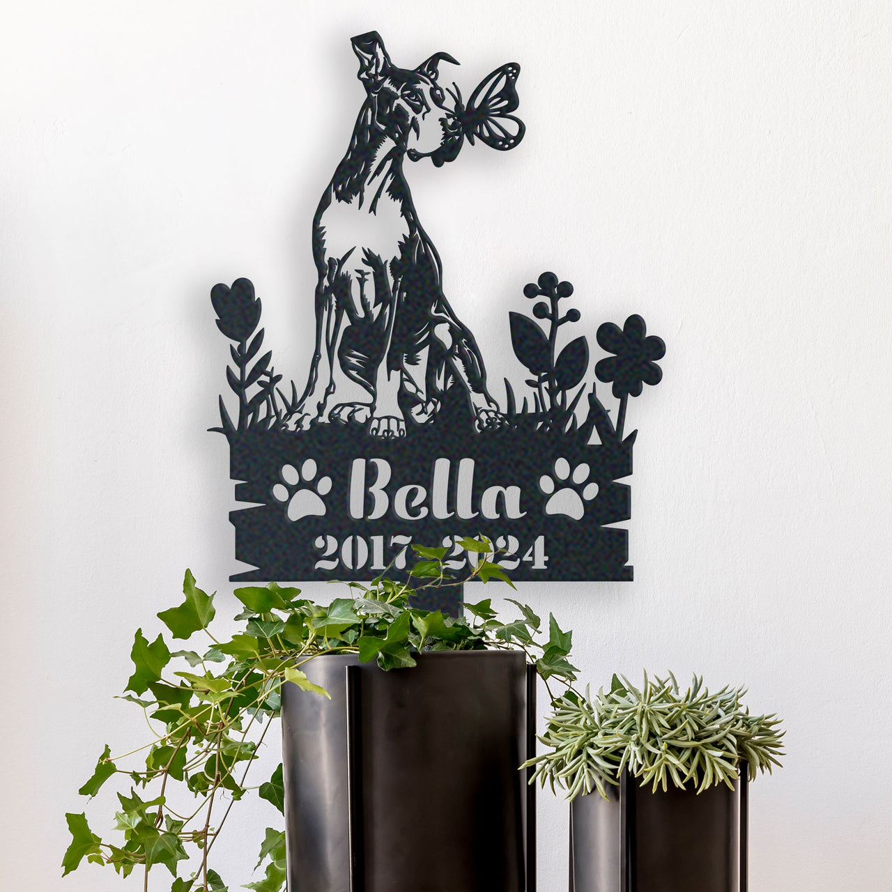 Personalized Garden Stake Gift for Great Dane Memorial Pet Sympathy Signs Dog Loss Gift