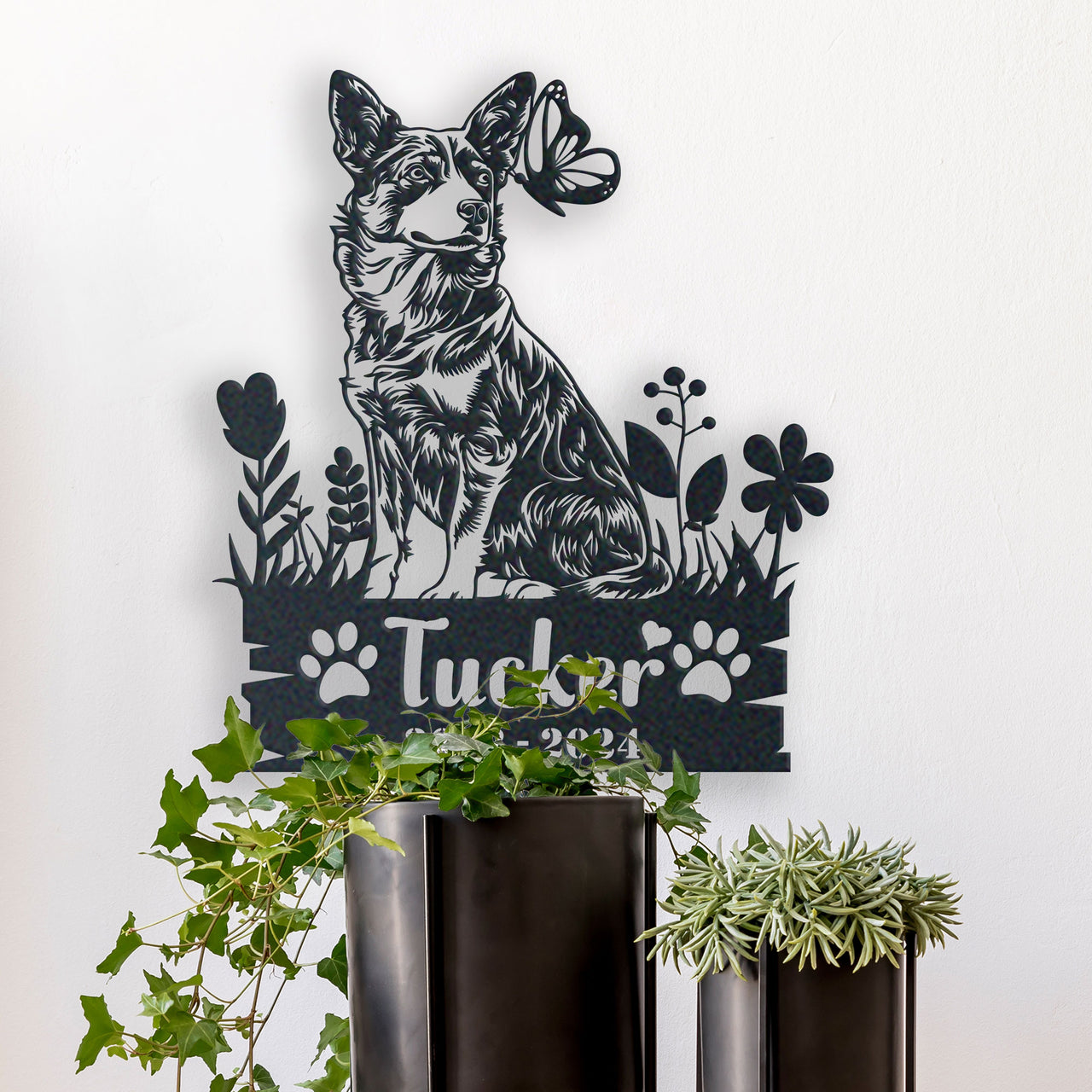 Personalized Garden Stake Gift for Australian Cattle Dog Memorial Pet Sympathy Signs Dog Loss Gift