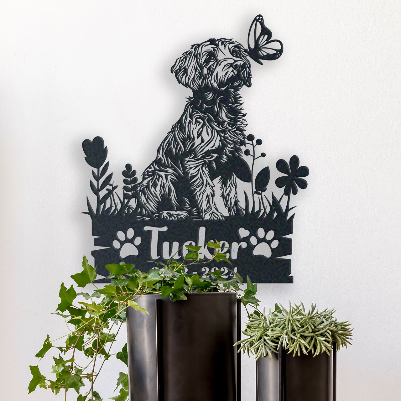 Personalized Garden Stake Gift for Aussiedoodle Memorial Pet Sympathy Signs Dog Loss Gift