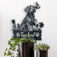 Thumbnail for Personalized Garden Stake Gift for Aussiedoodle Memorial Pet Sympathy Signs Dog Loss Gift