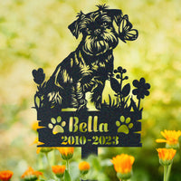 Thumbnail for Personalized Garden Stake Gift for Brussels Griffon Memorial Pet Sympathy Signs Dog Loss Gift