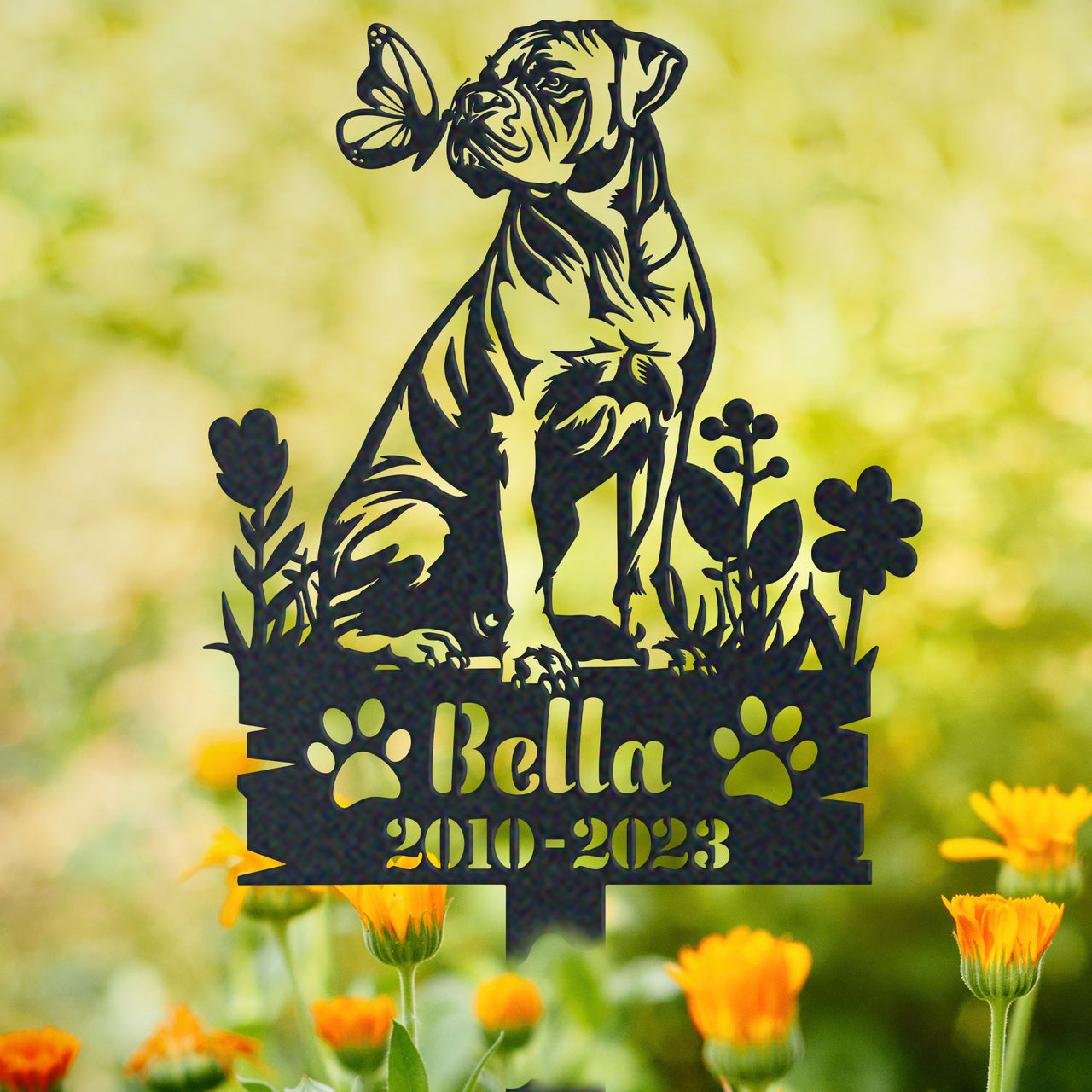 Personalized Garden Stake Gift for Boerboel Memorial Pet Sympathy Signs Dog Loss Gift