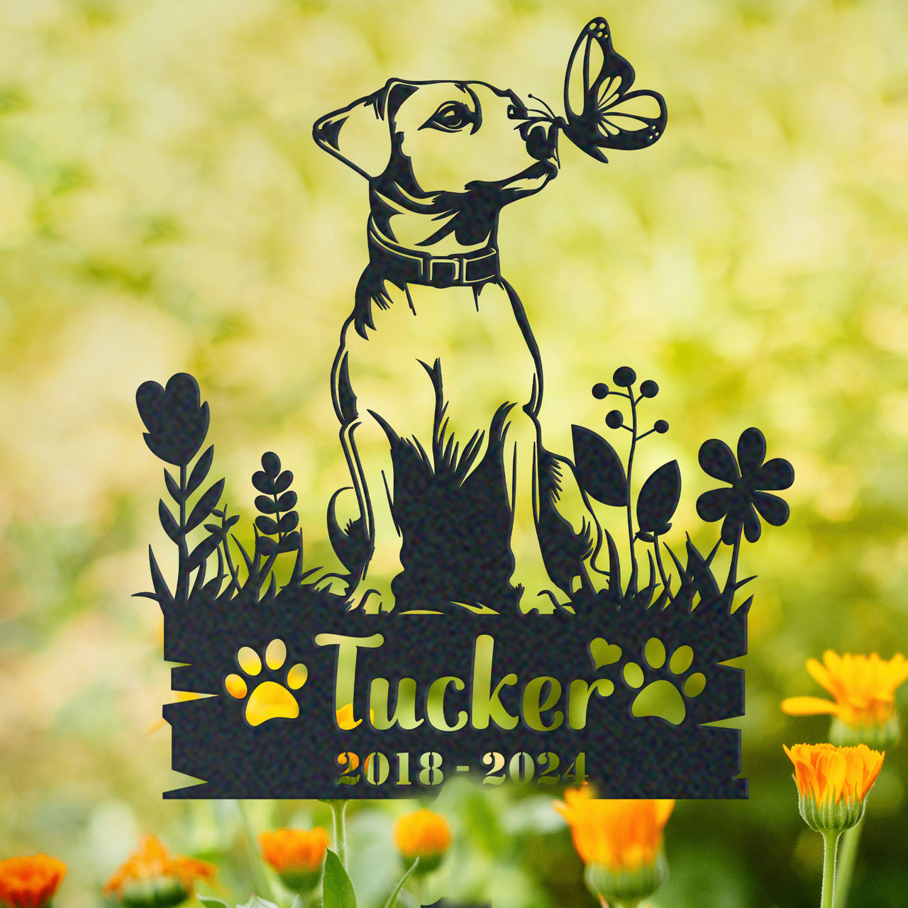 Personalized Garden Stake Gift for Jack Russell Terrier Memorial Pet Sympathy Signs Dog Loss Gift