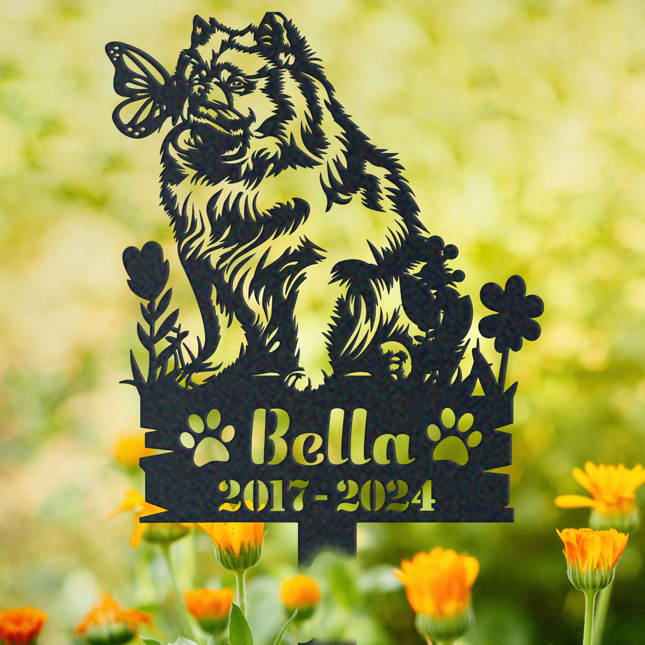 Personalized Garden Stake Gift for Chowchow Memorial Pet Sympathy Signs Dog Loss Gift