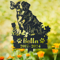 Thumbnail for Personalized Garden Stake Gift for Bernese Mountain Memorial Pet Sympathy Signs Dog Loss Gift