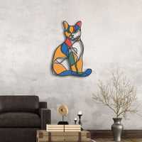 Thumbnail for Abstract Cat Metal Wall Art, Gift for Cat Lovers, Perfect for Cat Enthusiasts