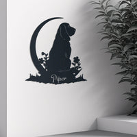 Basset Hound Metal Wall Art, Personalized Home Decor Gift, Ideal Gift for Dog Lovers