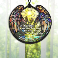 Personalized Memorial Suncatcher Ornament In Loving Memorial Ornament Parent Sympathy Gift, Thoughtful Christmas Gift