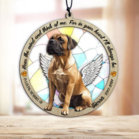 Thumbnail for Suncatcher Ornament Boerboel Sitting Memorial, Dog Ornament Home Decor, Pet Loss Gift, Thoughtful Christmas Gift