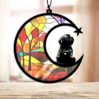 Thumbnail for Suncatcher Ornament Shih Tzu Memorial, Dog Ornament Home Decor, Pet Loss Gift, Thoughtful Christmas Gift