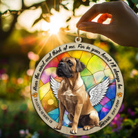 Thumbnail for Suncatcher Ornament Boerboel Sitting Memorial, Dog Ornament Home Decor, Pet Loss Gift, Thoughtful Christmas Gift