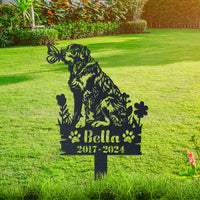 Thumbnail for Personalized Garden Stake Gift for Saint Bernard Memorial Pet Sympathy Signs Dog Loss Gift