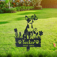 Thumbnail for Personalized Garden Stake Gift for Basenji Memorial Pet Sympathy Signs Dog Loss Gift