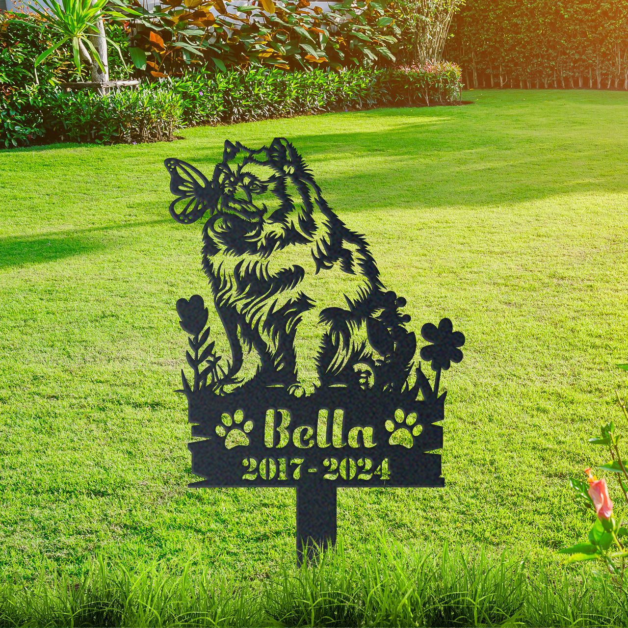 Personalized Garden Stake Gift for Chowchow Memorial Pet Sympathy Signs Dog Loss Gift