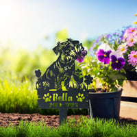 Thumbnail for Personalized Garden Stake Gift for Brussels Griffon Memorial Pet Sympathy Signs Dog Loss Gift