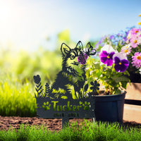 Thumbnail for Personalized Garden Stake Gift for Pomsky Memorial Pet Sympathy Signs Dog Loss Gift