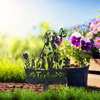 Thumbnail for Personalized Garden Stake Gift for Bloodhound Memorial Pet Sympathy Signs Dog Loss Gift