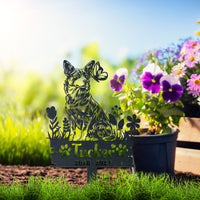 Thumbnail for Personalized Garden Stake Gift for Australian Cattle Dog Memorial Pet Sympathy Signs Dog Loss Gift